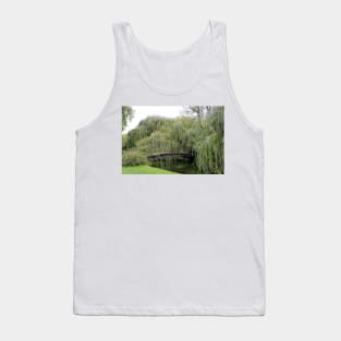 bridge and weeping willow trees Tank Top